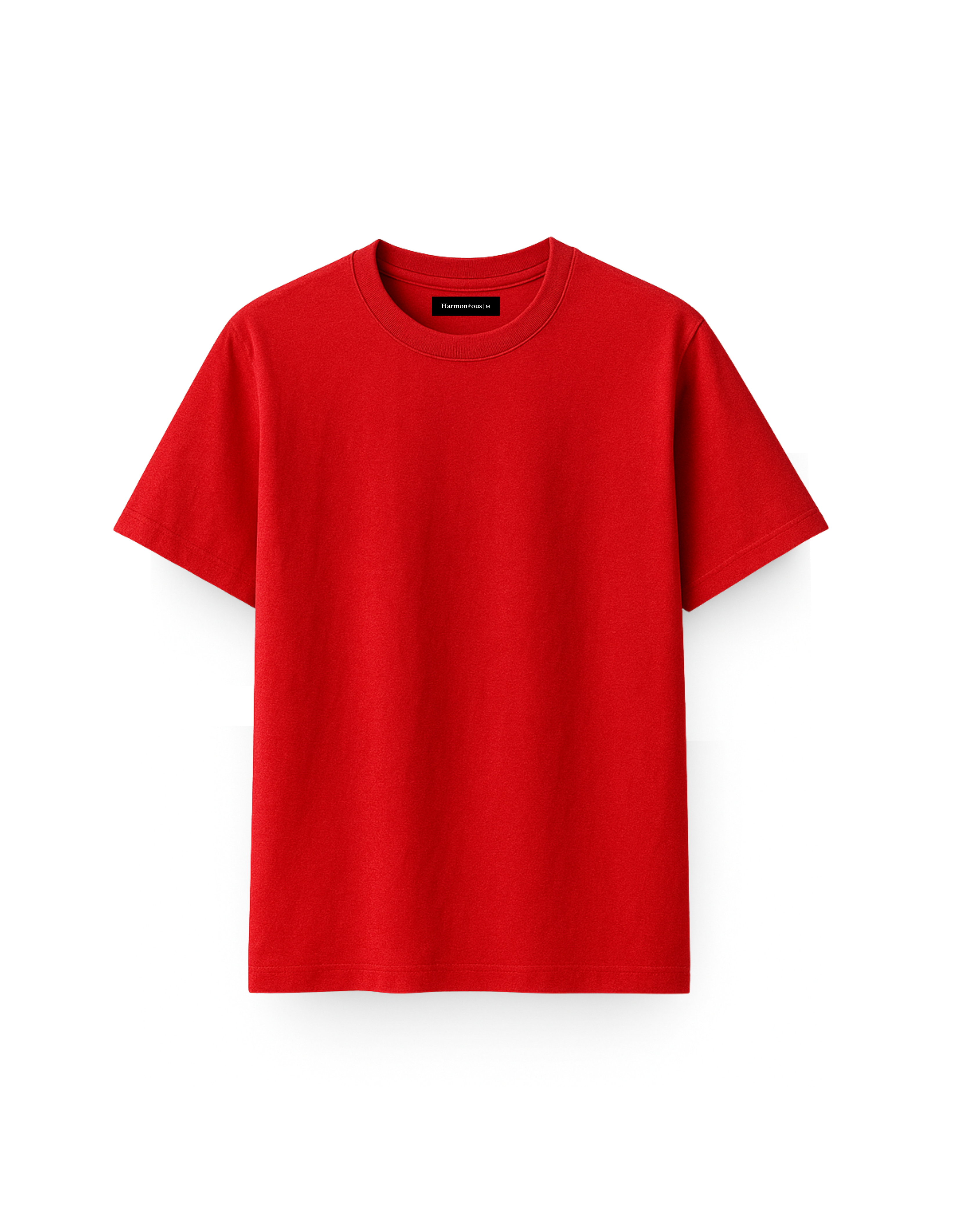 Women’s Ever Weave Cotton Soulfit Round Neck T-shirt - Crimson Red