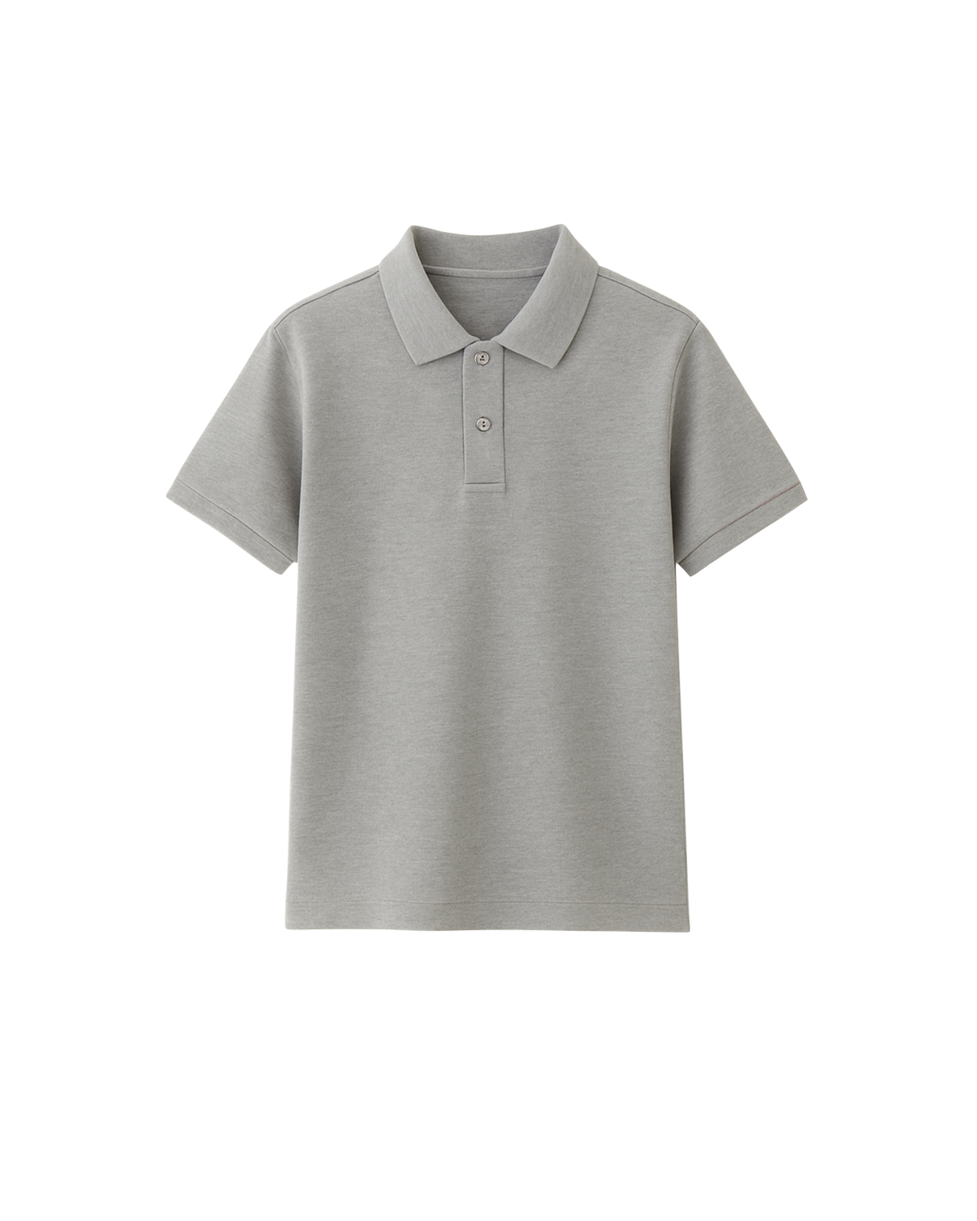 Men’s Classic Polo Neck T-shirt - Grey