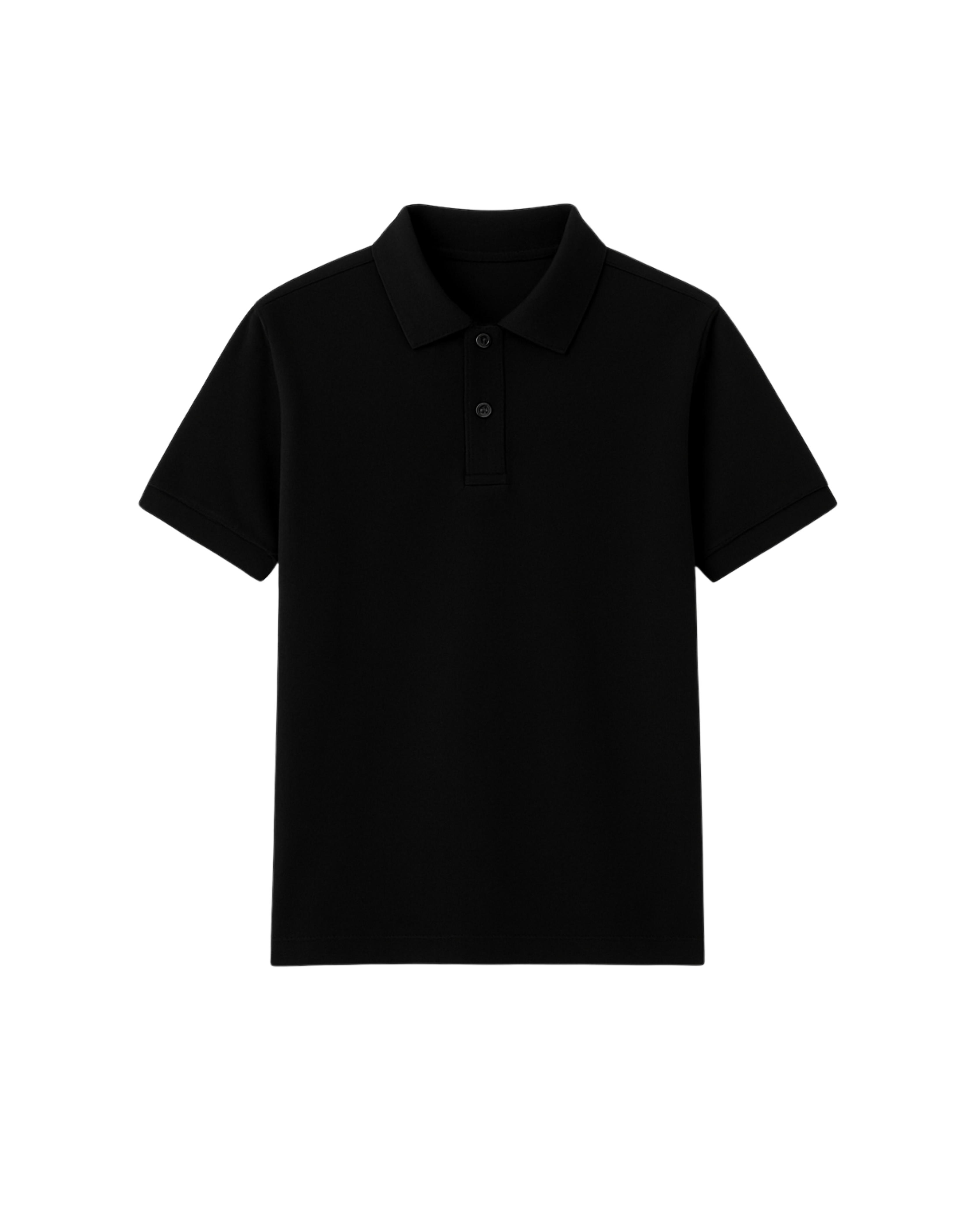 Classic Polo Neck T-shirt - Black