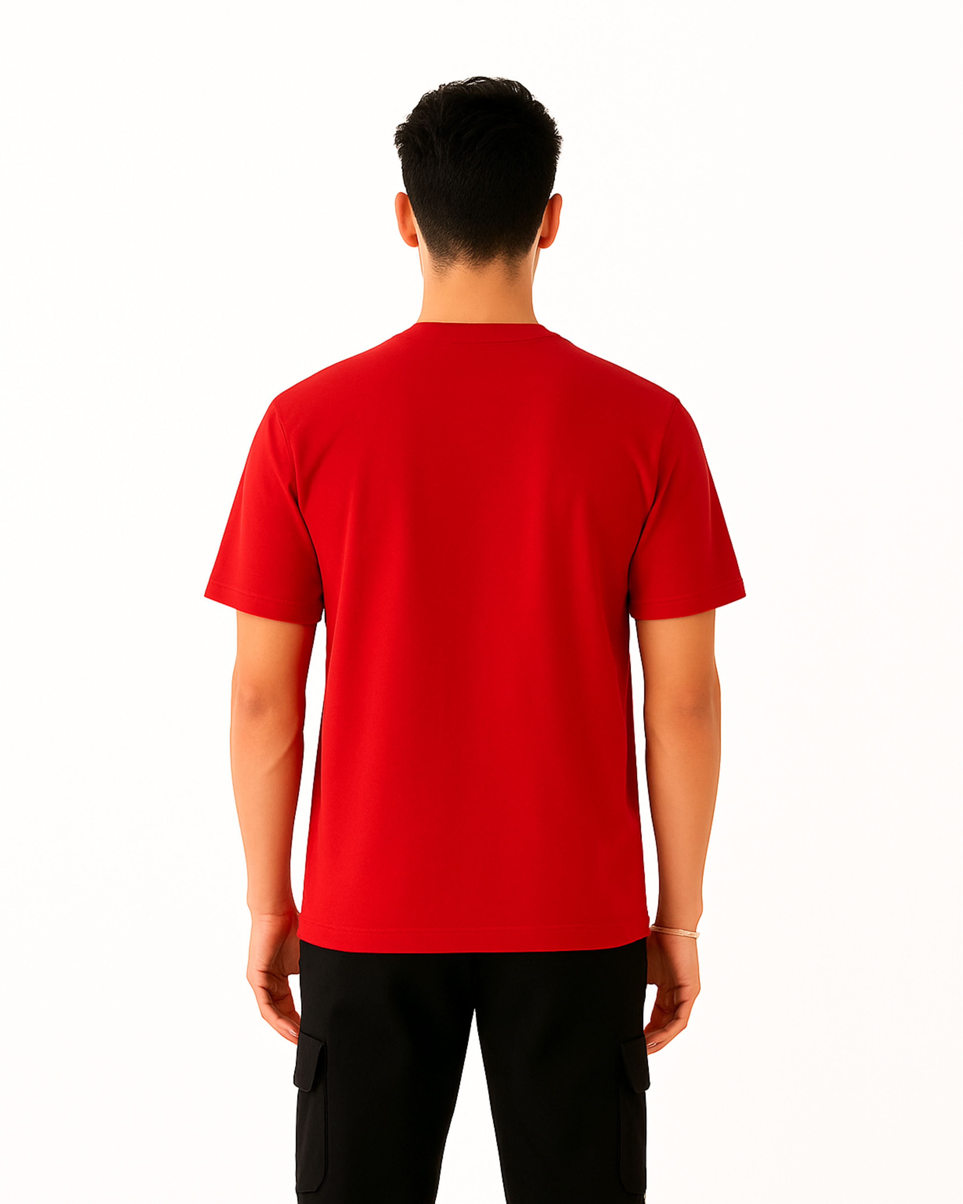 Men’s Ever Weave Cotton Soulfit Round Neck T-shirt - Red