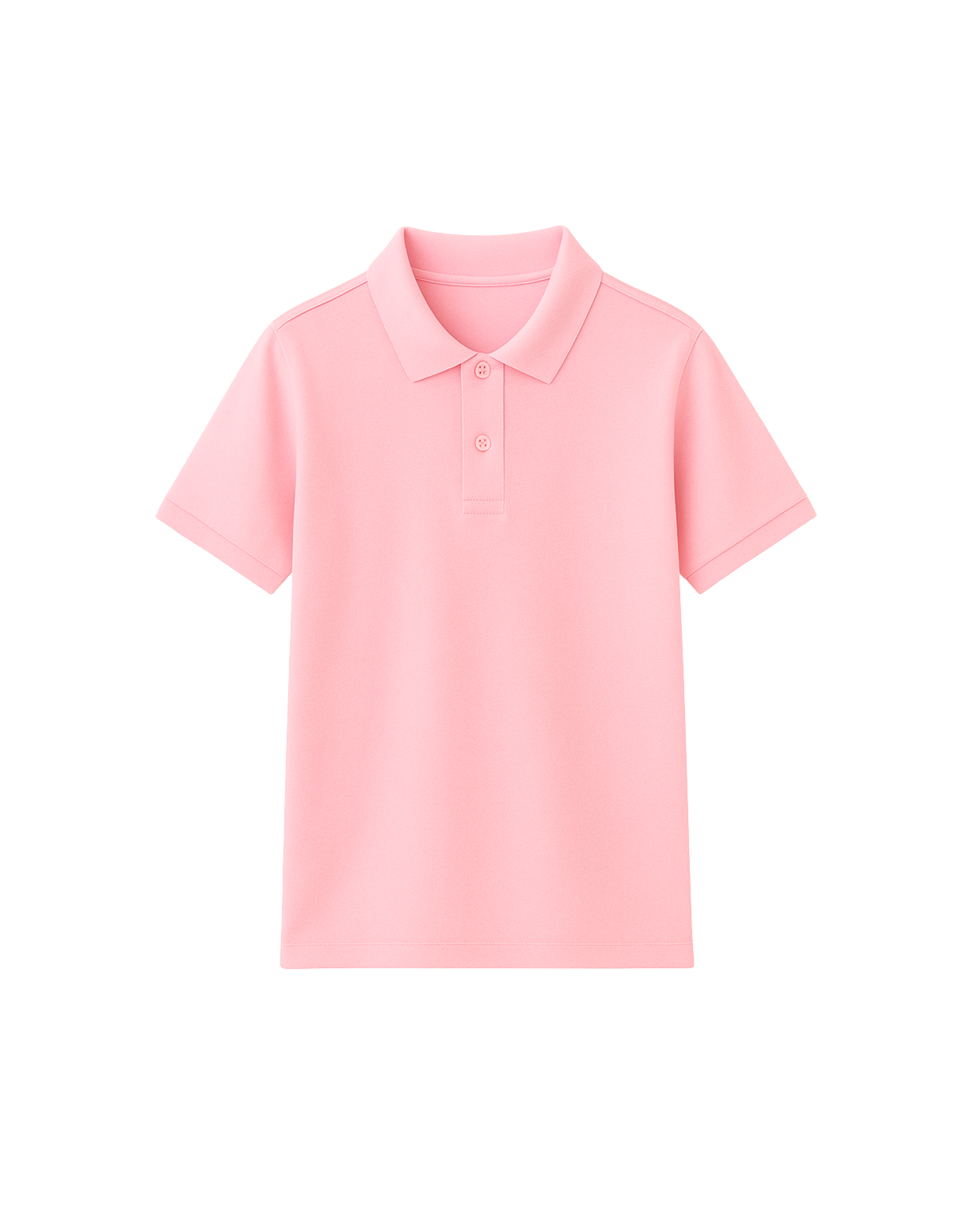 Men’s Classic Polo Neck T-shirt - Baby Pink