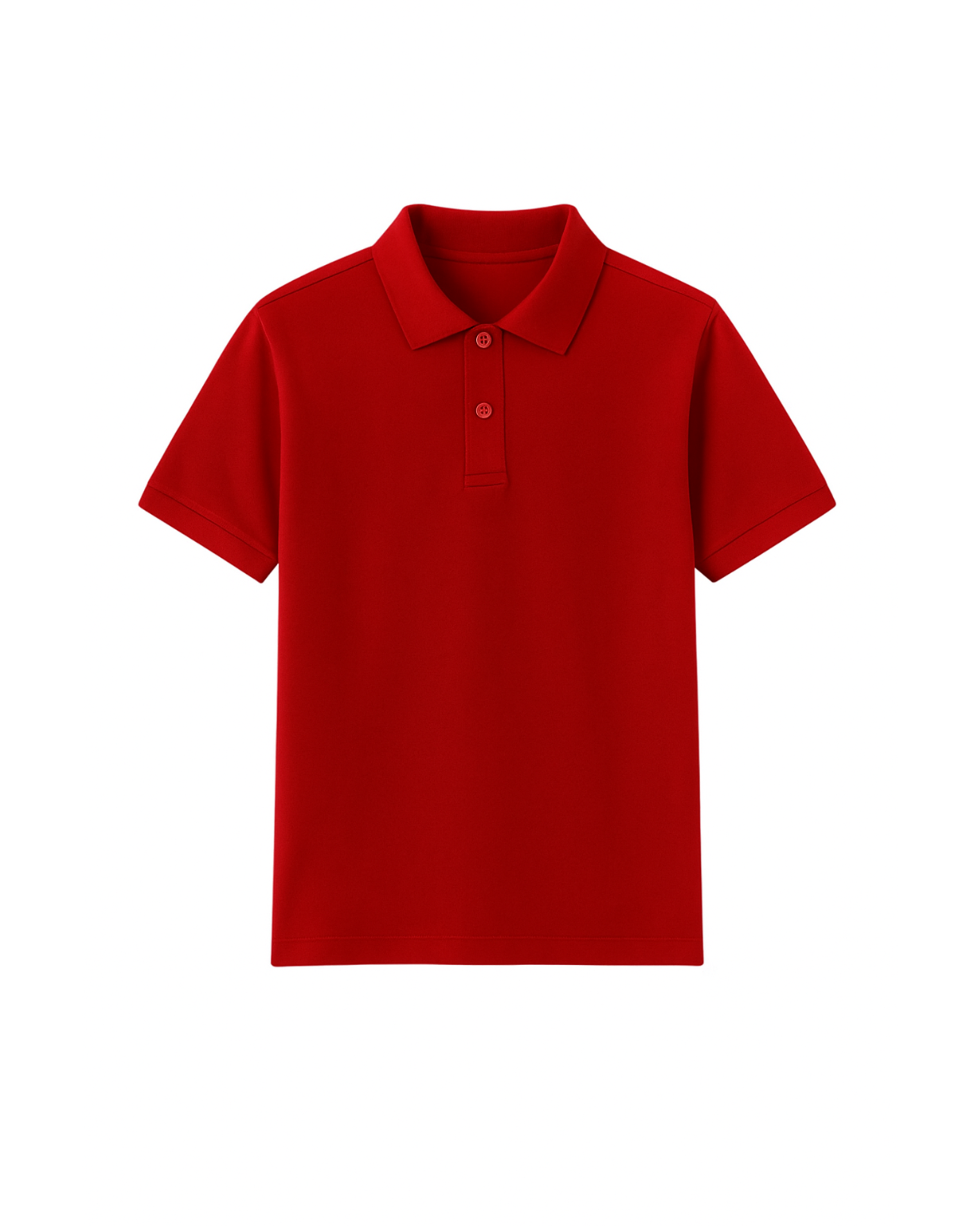 Men’s Classic Polo Neck T-shirt - Red