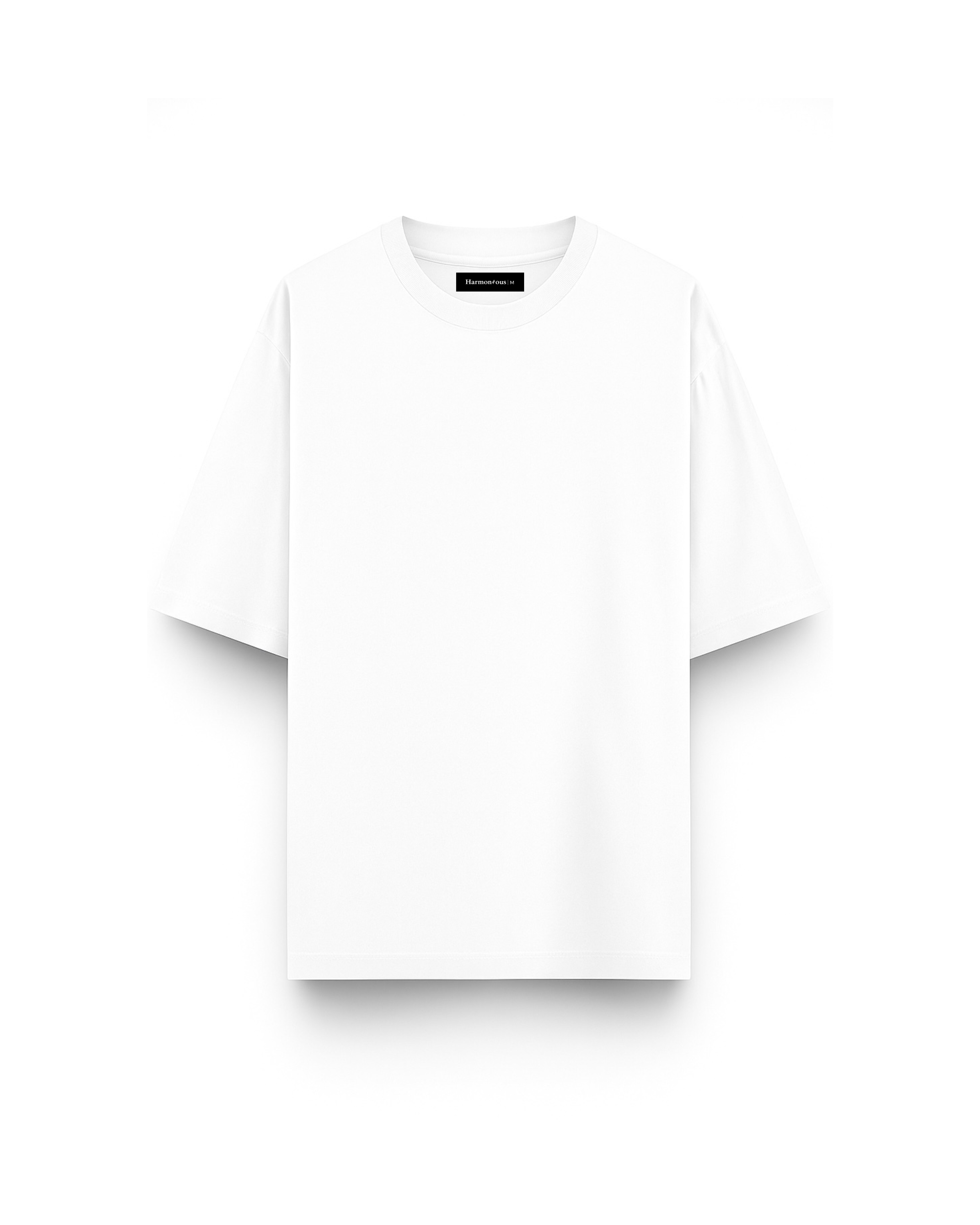 Women’s Oversized Ever Weave Cotton Round Neck T-shirt - White