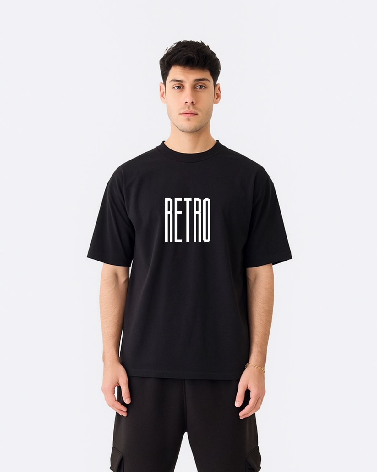 Harmonious Retro Oversized T-shirt