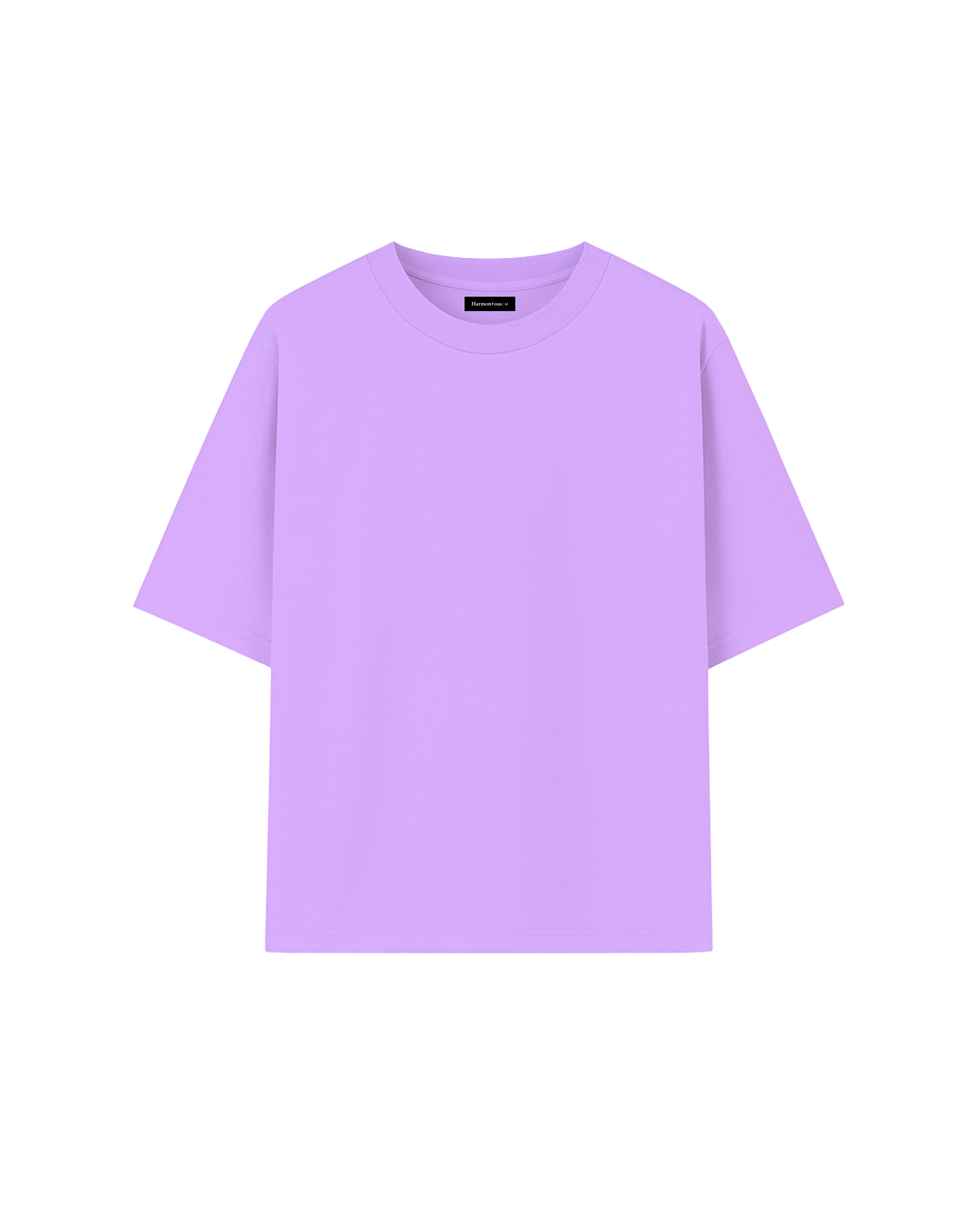 Men’s Oversized Ever Weave Cotton Round Neck T-shirt - Purple