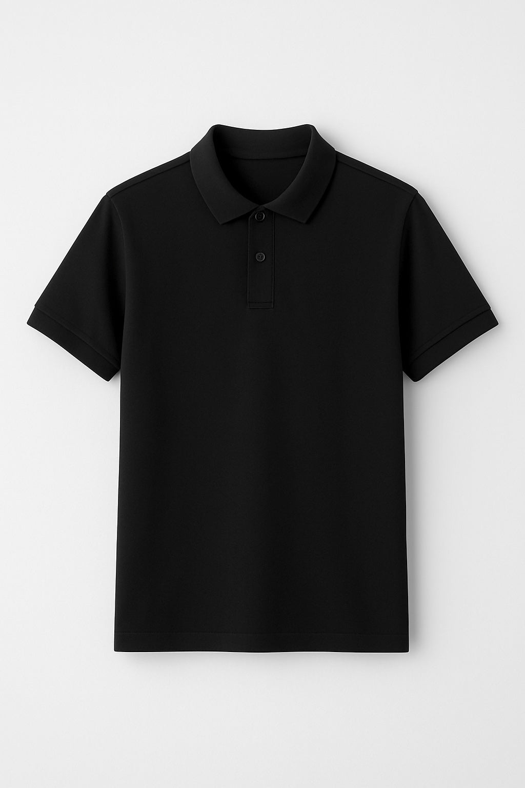 Men’s Classic Polo Neck T-shirt - Black