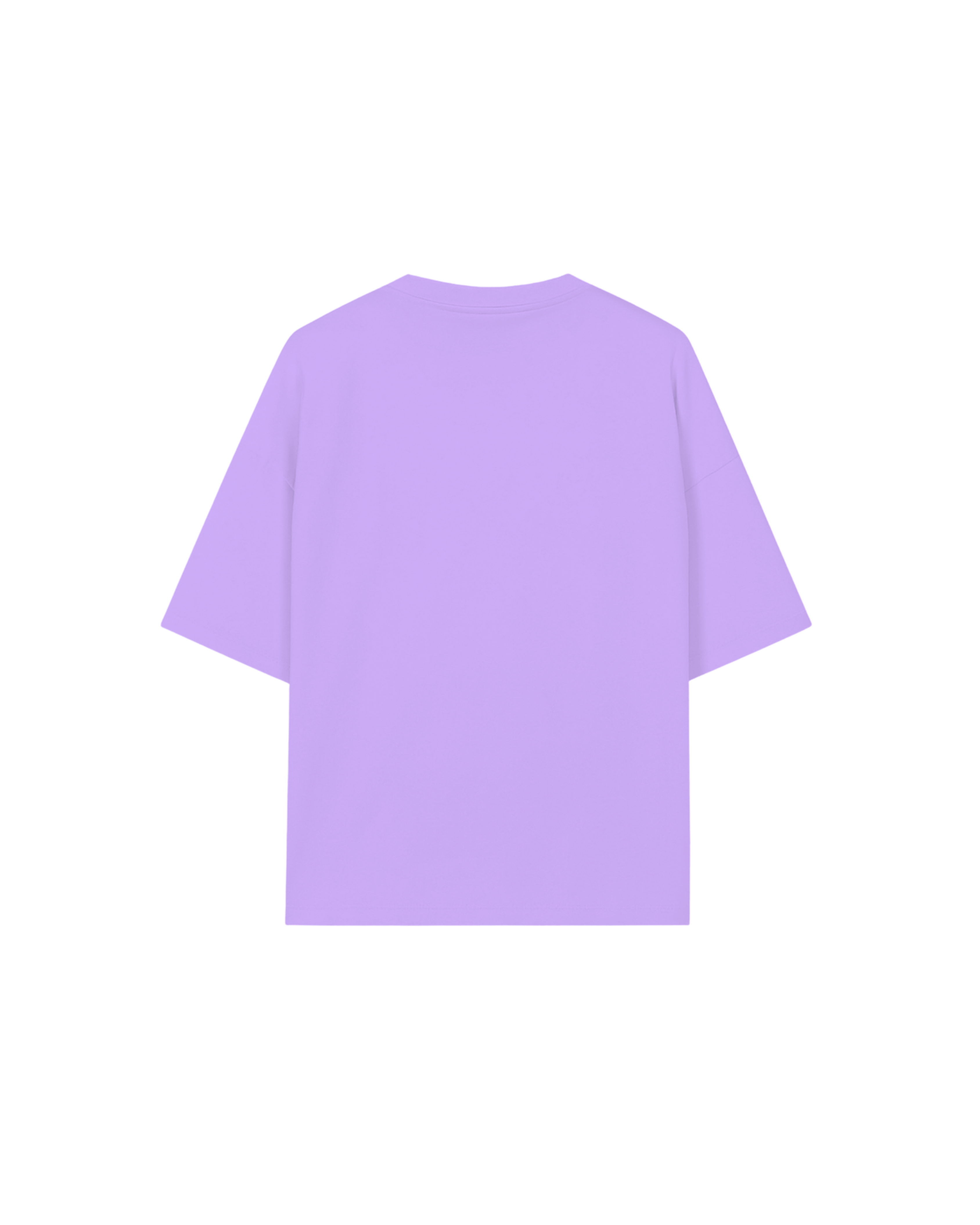 Women’s Oversized Ever Weave Cotton Round Neck T-shirt - Purple