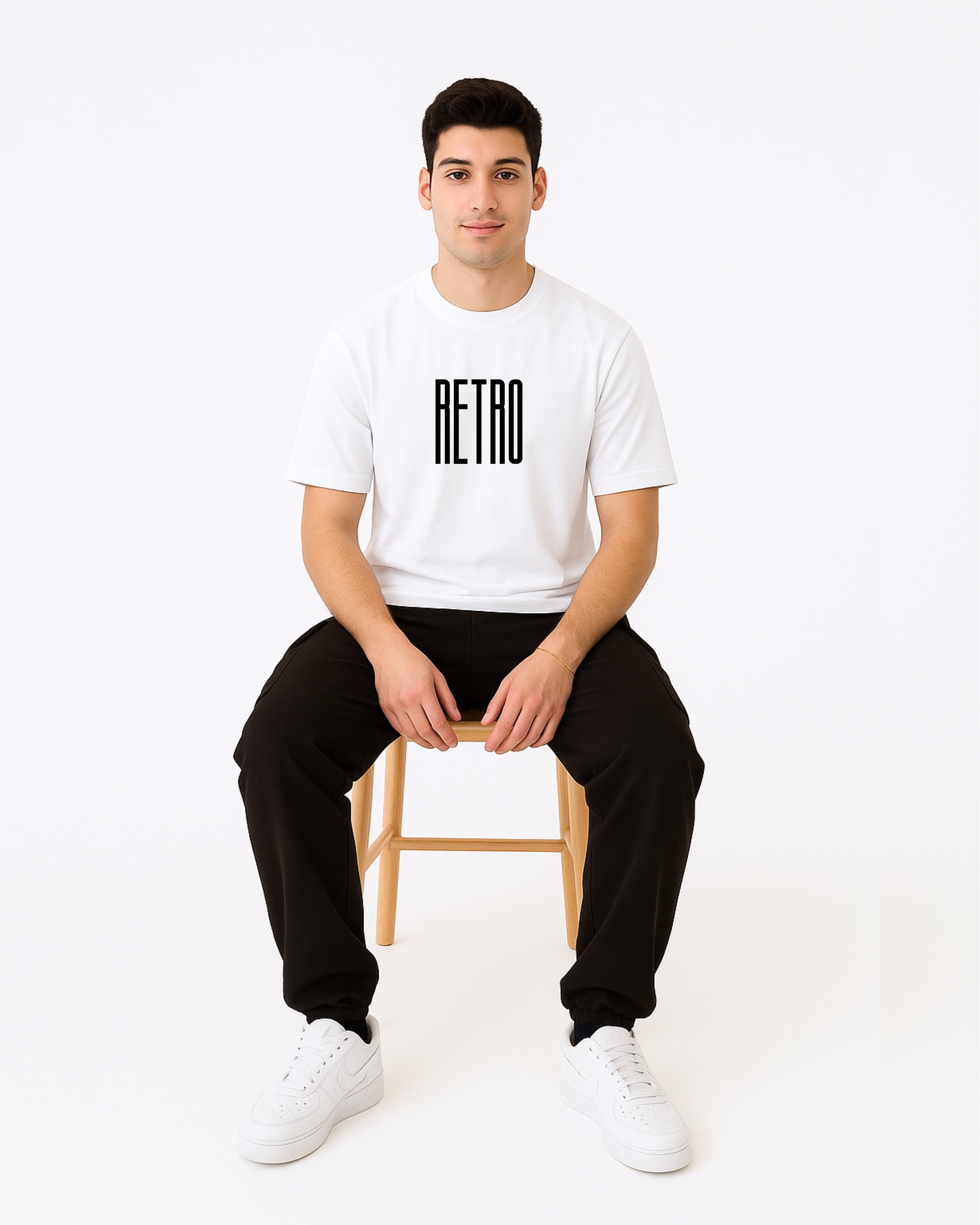 Men’s Cotton Retro Oversized T-shirt